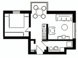 Ferienwohnung in Bansin - Lademann - Grundriss der Wohnung