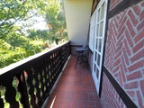 Ferienwohnung in Gronenberg - Am Alten Backhaus - Sitzplatz auf dem Balkon