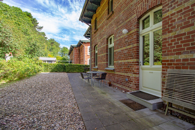Ferienwohnung in Barhöft - Lotsenwohnung - Lotsenhaus Barhöft - Lotsenwohnung - Terrasse