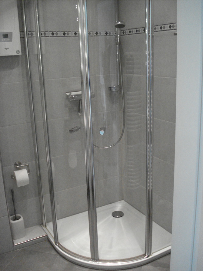 Ferienwohnung in Scharbeutz - "Haus Waldburg App. 10" an der Wolfsschlucht (Scharbeutz) - Duschkabine