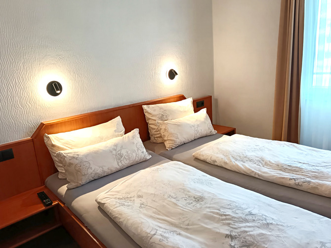 Ferienwohnung in Gr&ouml;mitz - Fernsicht - Schlafzimmer