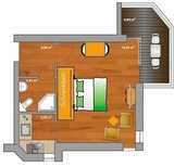 Ferienwohnung in Neustadt - ancora Marina Haus 2 Nr. 04, Typ 1 - Bild 3