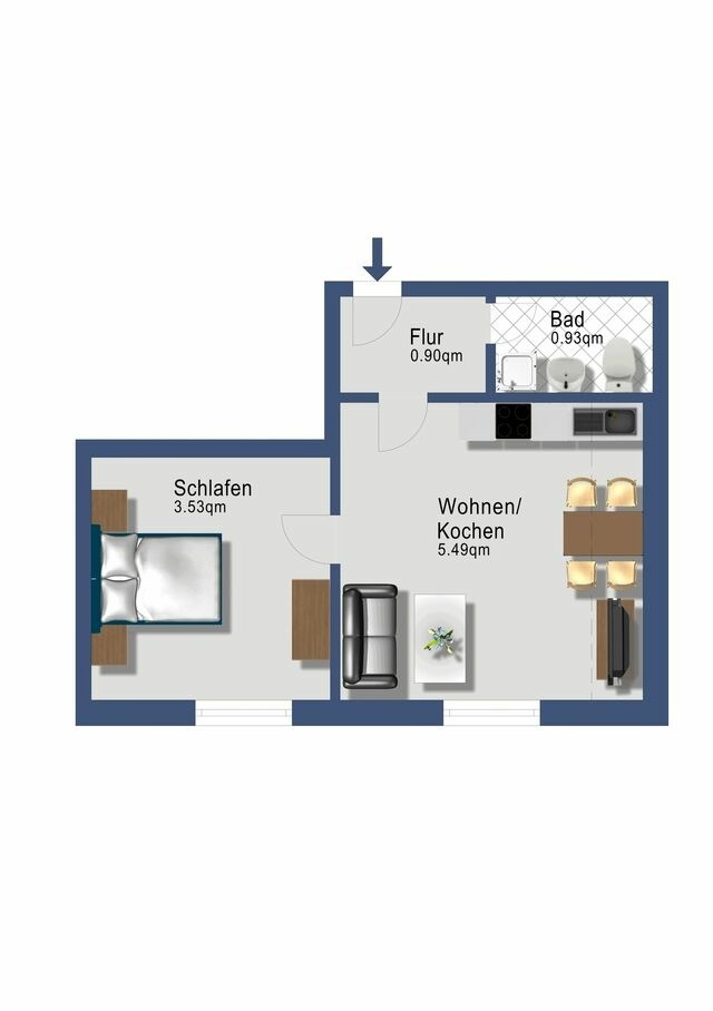 Ferienwohnung in Rabenkirchen-Faulück - Schleiblick App. 7 - Bild 7