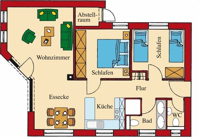 Ferienhaus in Fehmarn OT Wenkendorf - "Ferienhof Hinz" - Ferienhaus Gartenkieker - Bild 2