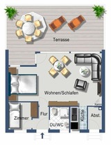 Bungalow in Lensterstrand - Haus "Arielle" - Bild 4
