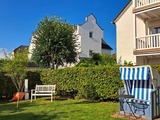 Ferienwohnung in Ostseebad Nienhagen - Ferienwohnung Dorie - Garten mit Strandkorb
