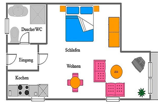 Ferienwohnung in Zingst - Kranichguck, App. 2 - Bild 8