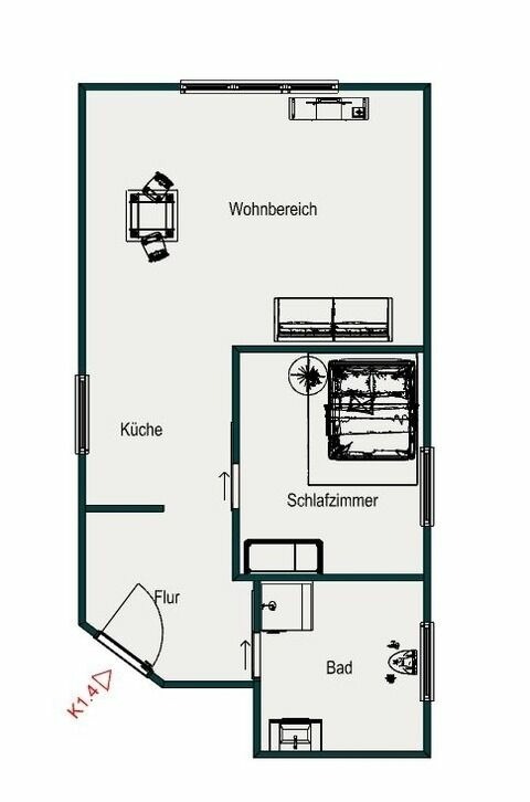 Ferienwohnung in Gr&ouml;mitz - Meerblick 1.4 - Bild 19