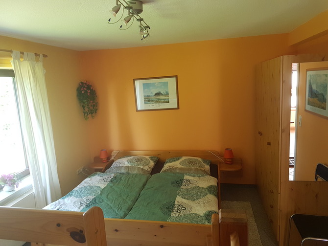 Ferienwohnung in Duvendiek - Ferienwohnung Storchenhof - Schlafzimmer - Doppelbett