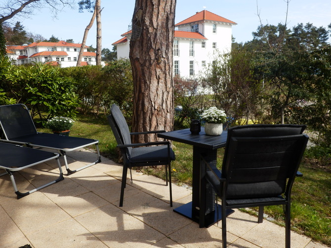 Ferienwohnung in Baabe - Ferienwohnung Meerblick - Terrasse 1