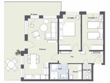 Ferienwohnung in K&uuml;hlungsborn - App. 4 Strandmuschel, Strandresidenz D&uuml;nenperle - Bild 22