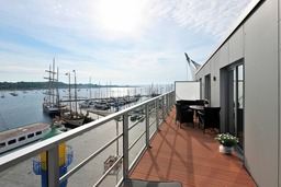 Apartment 40 "Backbord",, Blickrichtung Binnenhafen Nord-West/Offenes Meer/Innenstadt