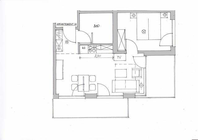 Ferienwohnung in Eckernf&ouml;rde - Apartment 14 "Strandl&auml;ufer", Blickrichtung Offenes Meer/Strand - Bild 2