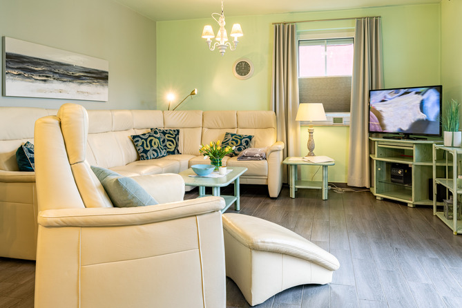 Ferienwohnung in Zingst - Whg S, Ihr UrlaubsZuhause - Wohnbereich