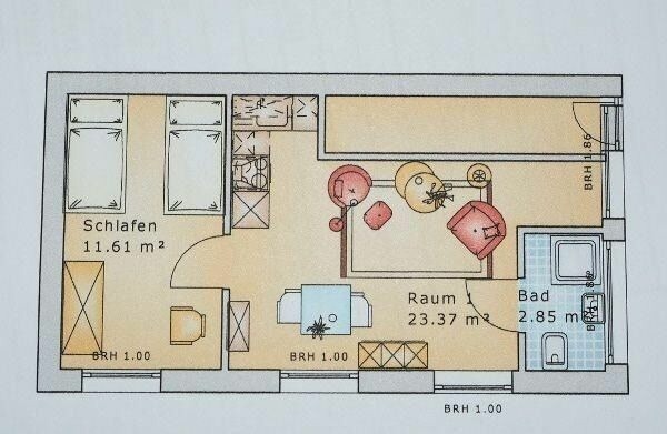 Ferienwohnung in Fehmarn OT Burg - Stadthaus Grebien - Alte Schneiderei - Bild 12
