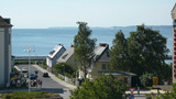 Ferienwohnung in Sassnitz - Meerblick mit Balkon - Blick aus dem Wohnzimmer Fenster