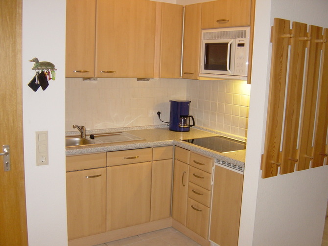 Ferienwohnung in Fehmarn OT Petersdorf - Ferienwohnung Bartels Kiebitzweg mit Balkon - Einbauküche mit Spülmaschine