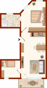 Ferienwohnung in Laboe - Kapitänshaus Nr. 9 - Bild 21