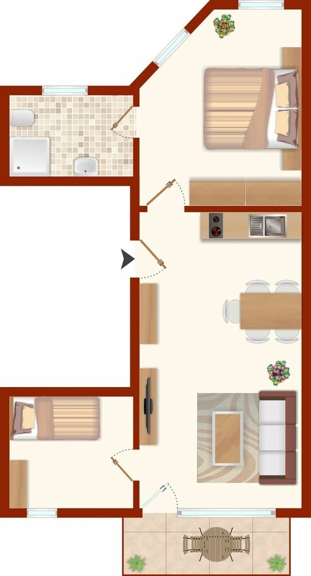 Ferienwohnung in Laboe - Kapitänshaus Nr. 9 - Bild 21