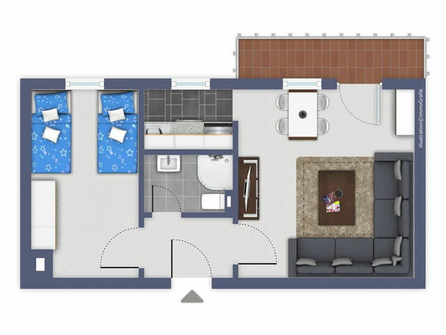 Ferienwohnung in Dahme - Zur schönen Aussicht - FW 7 - Bild 12