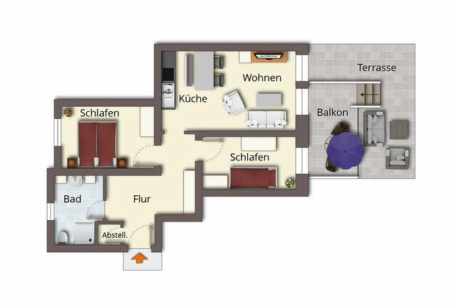Ferienwohnung in Seebad Bansin - (Brise) Haus Auguste App. 03 - Bild 15