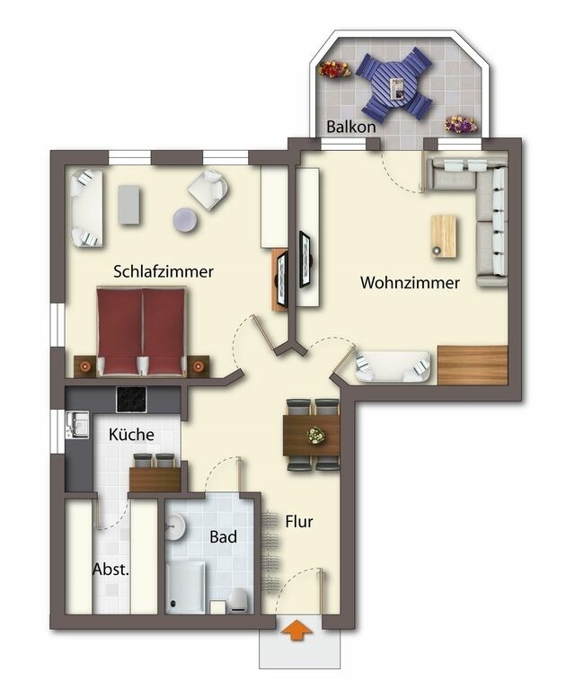 Ferienwohnung in Seebad Heringsdorf - (Brise) Haus auf der Höhe App. 03 - Bild 14