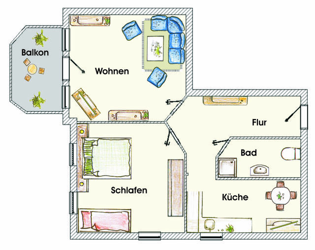 Ferienwohnung in Seebad Heringsdorf - (Brise) Haus auf der Höhe App. 05 - Bild 19
