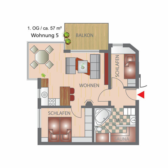 Ferienwohnung in Gro&szlig;enbrode - Strandperle 5 - Gro&szlig;enbrode - Bild 21