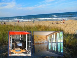 MeerWohnung mod. Fewo direkt am Strand mit Pool