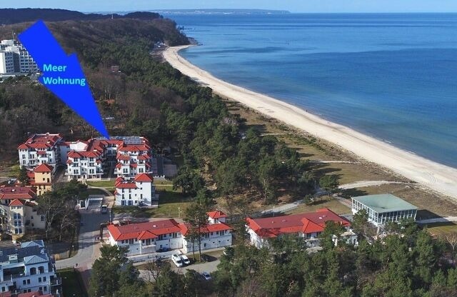 Ferienwohnung in Baabe - MeerWohnung mod. Fewo direkt am Strand mit Pool - Bild 8