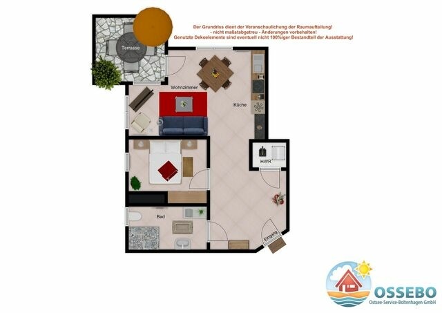 Ferienwohnung in Boltenhagen - Haus Undine Wohnung 01 - Bild 18