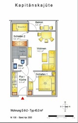 Ferienwohnung in Heiligenhafen - Ferienpark - Haus E, App. 0E0802 - Bild 21