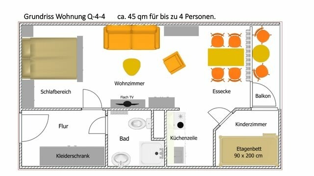 Ferienwohnung in Heiligenhafen - Ferienpark - Haus Q, App. 0Q0404 - Bild 3